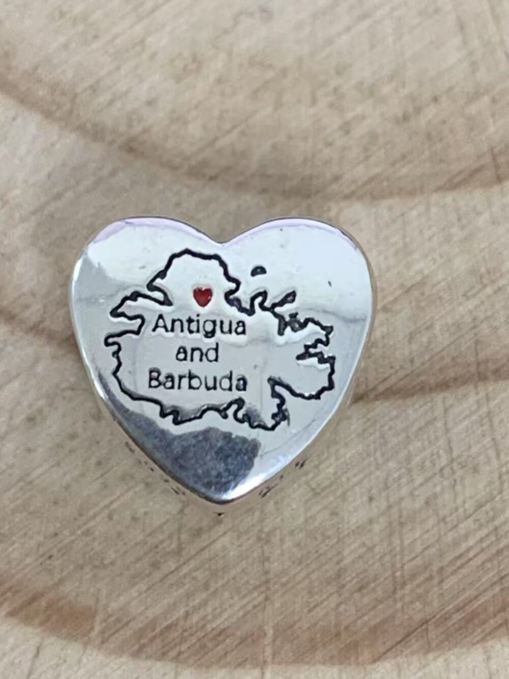 Pandora Antigua and Barbuda Exclusive Charm Pendant, S925 Silver Jewelry